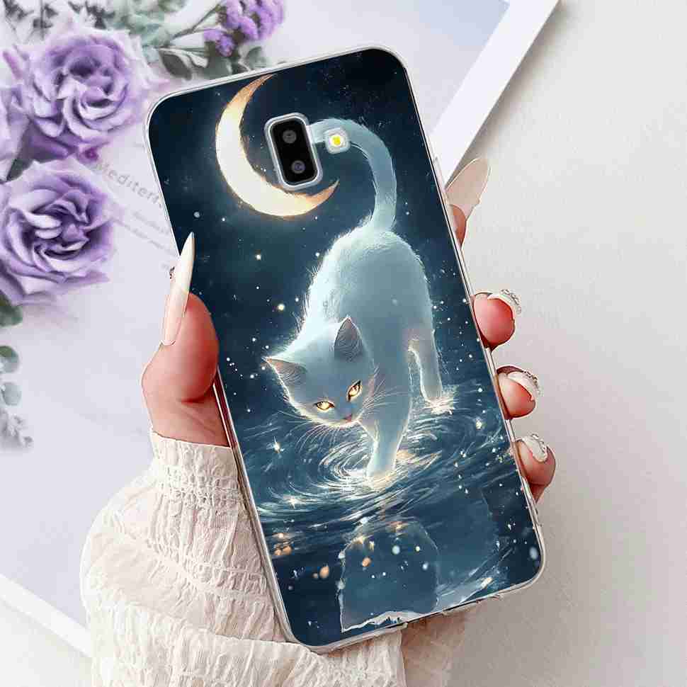 For Samsung Galaxy J6 Plus Case J610F J610G Popular Painted Phone Cover Soft Silicone Cases For Samsung J6 Plus GalaxyJ6+ Coque