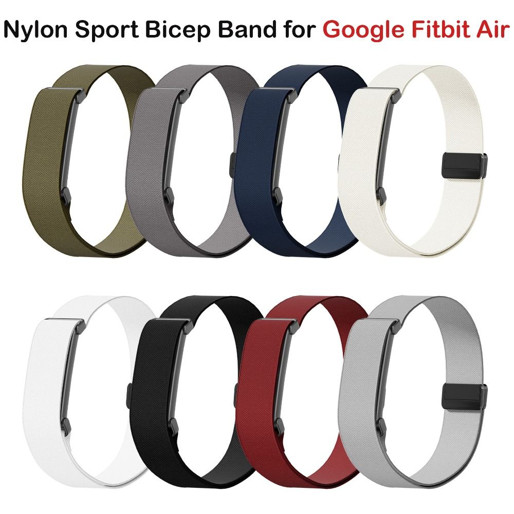 Fascia Bicipite Sportiva Magnetica in Nylon Cinturino di Ricambio per Braccio per Google Fitbit Air Fitness Tracker