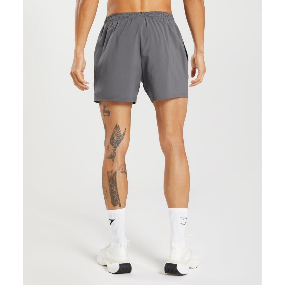 Gymshark Arrival 5  Shorts Silhouette Grey A2a1m Gbp4