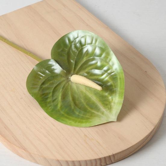 27,5" Umělé květy Anthurium se stonkem Falešná květina Výplň do vázy Real Touch Falešná květinová aranžmá pro střed stolu Svatba Domácí dekorace