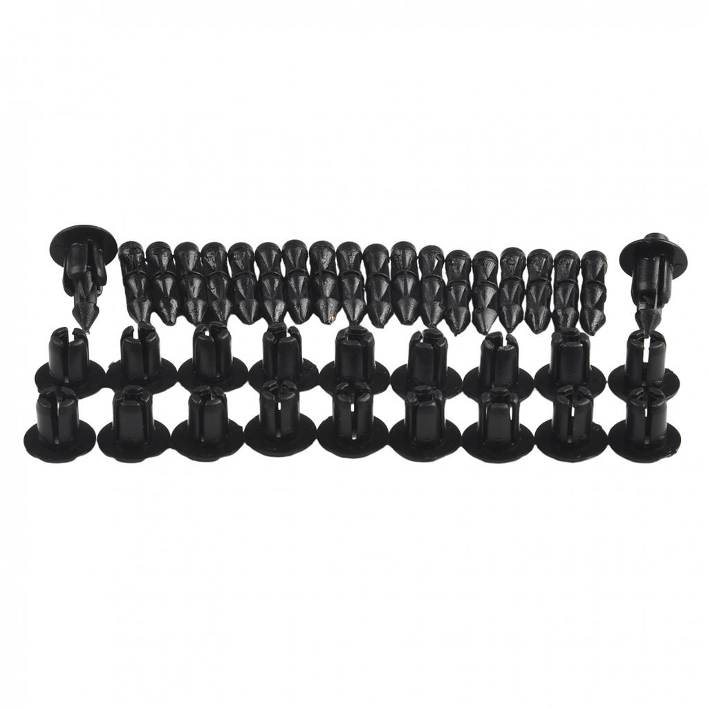 Pack of 20 Plastic Rivet Clips for Bike Fairing Trim For & For Suzuki