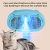 Cat Hair Brush with Release Button Cat Steamy Brush Rechargeable Massage Grooming Brush for Long and Short Hair Dogs and Cats