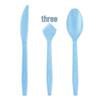 Solid Color Tableware Set: Light Blue Plates, Cups, Napkins & Tablecloth - Disposable Party Supplies