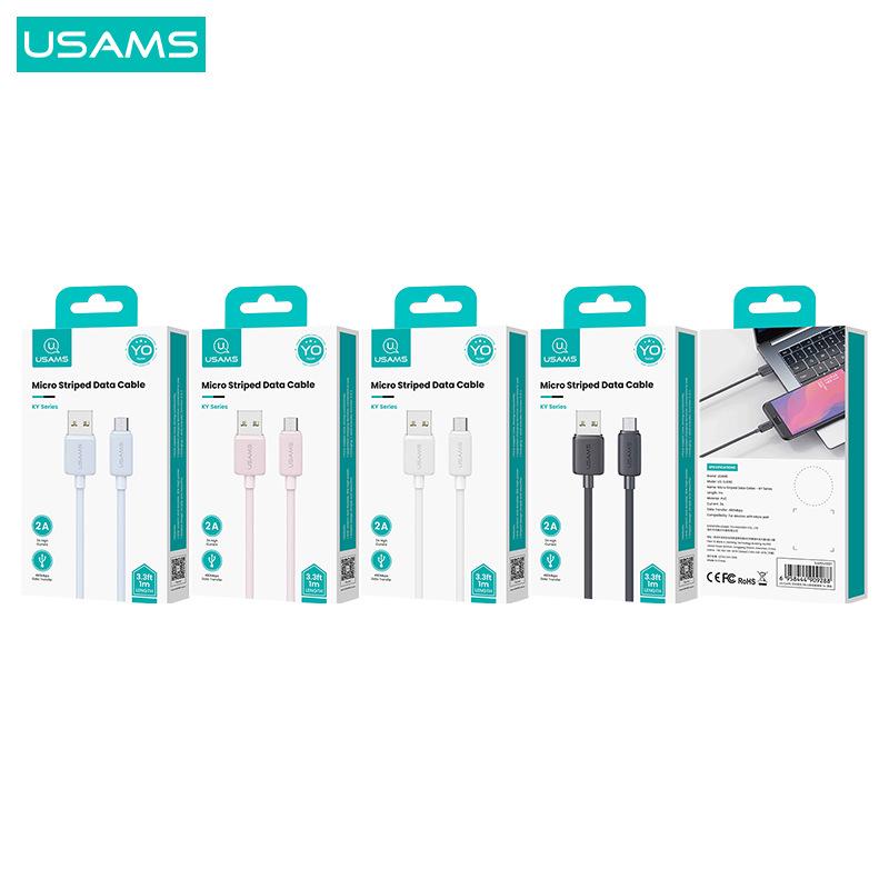 USAMS Micro-USB-Ladekabel für Android-Geräte, Powerbanks und Kopfhörer