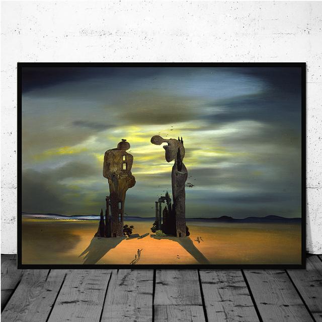 Famous Surrealism Canvas Paintings By Salvador Dali Wall Art Posters and Prints Wall Art Pictures for Living Room Home Decor