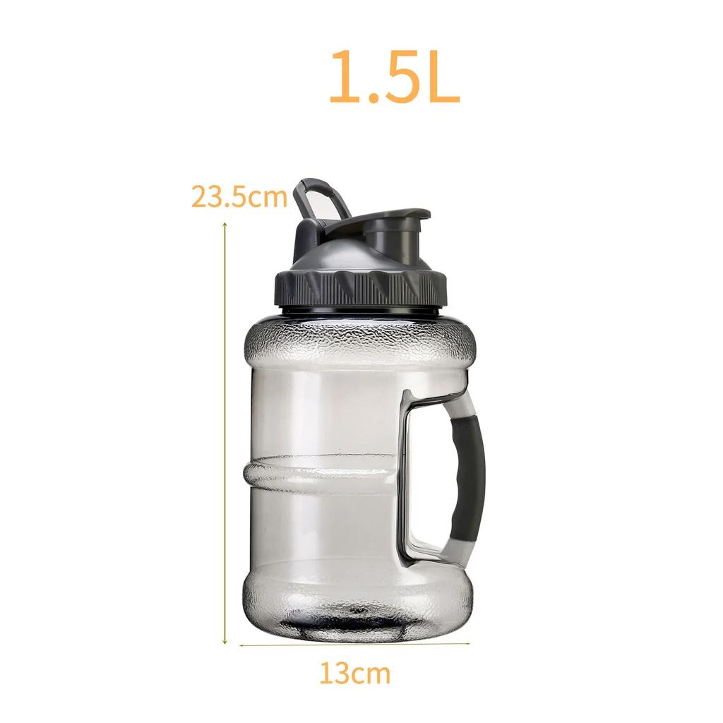 1.5L 2.5L Sport Bottle Wide Mouth Sport Drinking Water Bottle Sports Large Capacity Space Bottle BPA Free Drinking Bottles Water