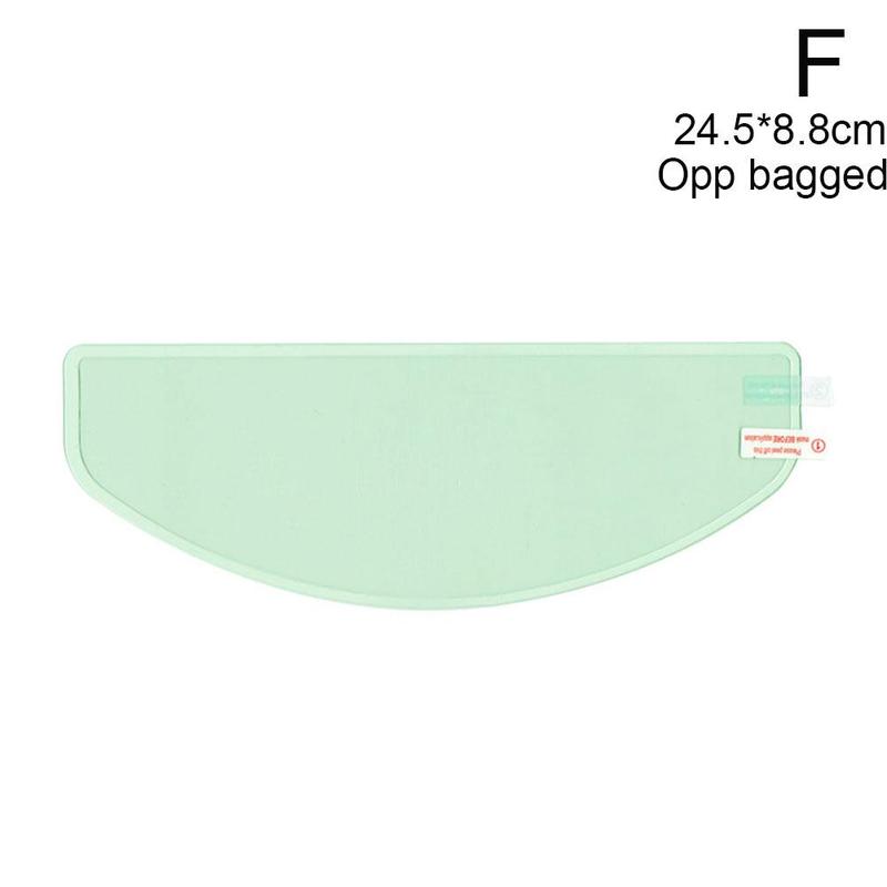 

Мотоциклетный шлем Дождезащитная/Защита от запотевания Пленка Мотоциклетный Универсальный Шлем Прозрачная Наклейка Пленка Аксессуары Нано Покрытие Наклейка