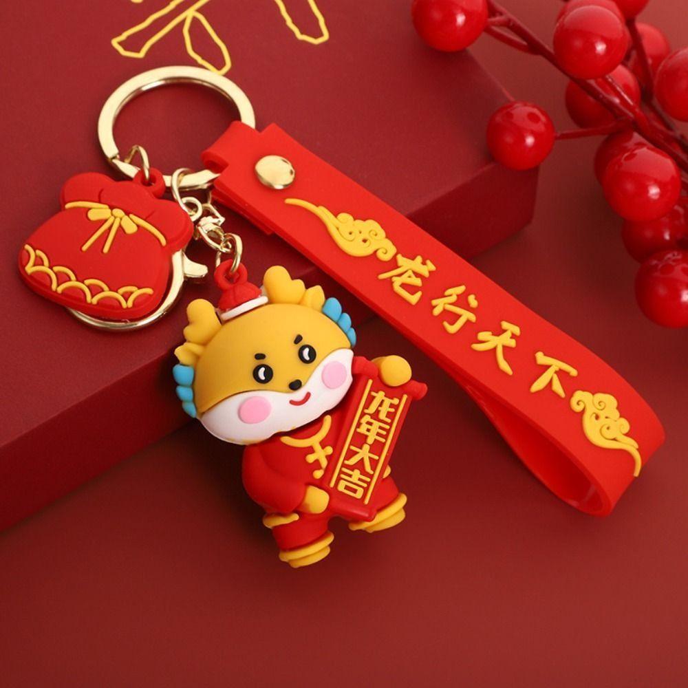 

Dragon Year 2024 Dragon Key Chain Chinese Style Dragon Year Keychain Car Pendant