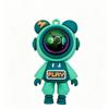 Creative Cartoon Lightning Astronaut Keychain & Backpack Pendant - Trendy Toy & Small Gift
