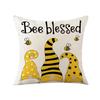 Pillow Cover Sunflower Cartoon Bee Home Decoration Cushion Cover Nordic Style Sofa Pillow Cover