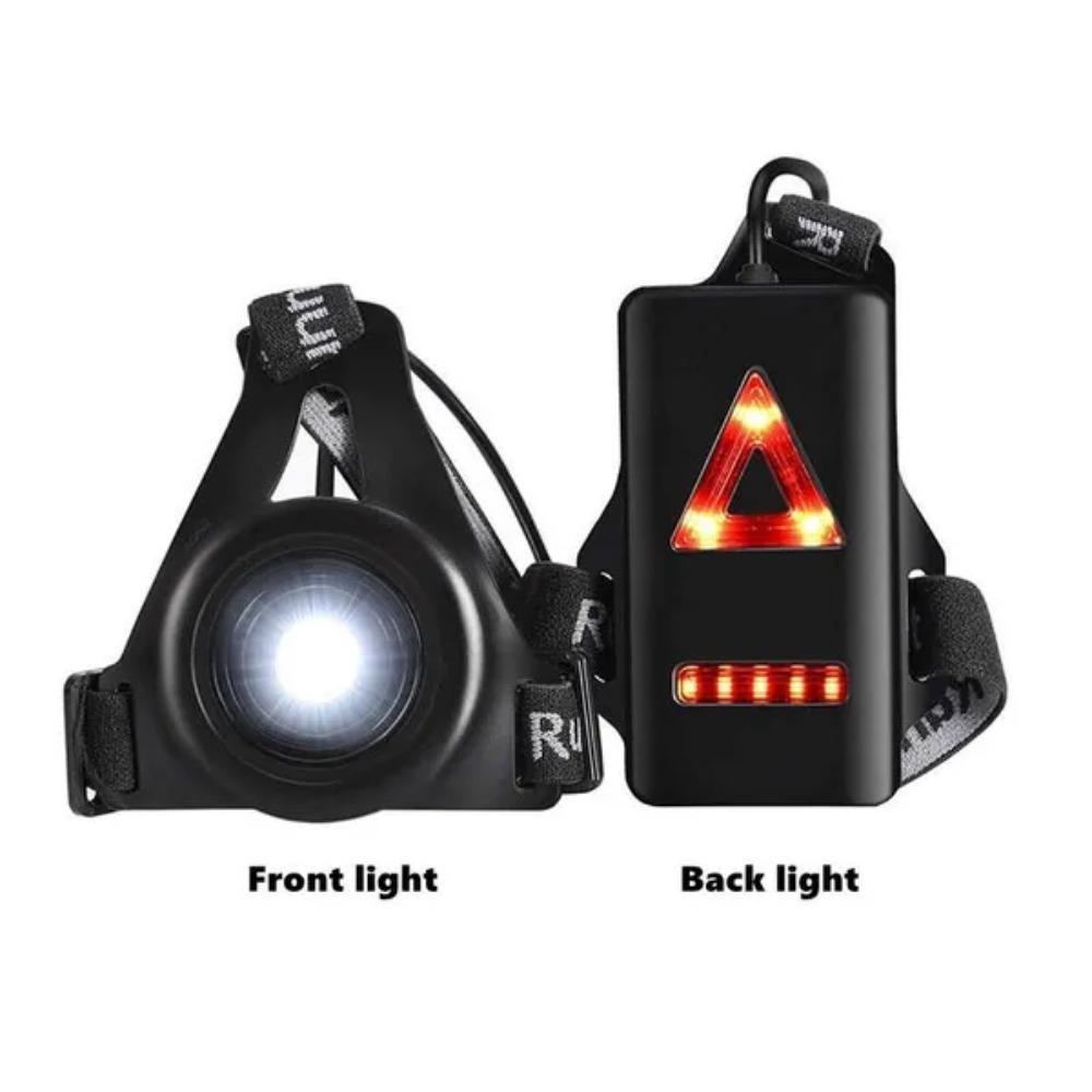 1Pc Waterproof Outdoor Sports LED Running Lights USB Chest Lamp for Night Running Cycling Fishing