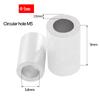 M1 To M10 Full Size Steel Wire Cable Rope Fixing Clip Circular Aluminum Ferrules Round Crimping Loop Clamps Quantity 10--200pcs