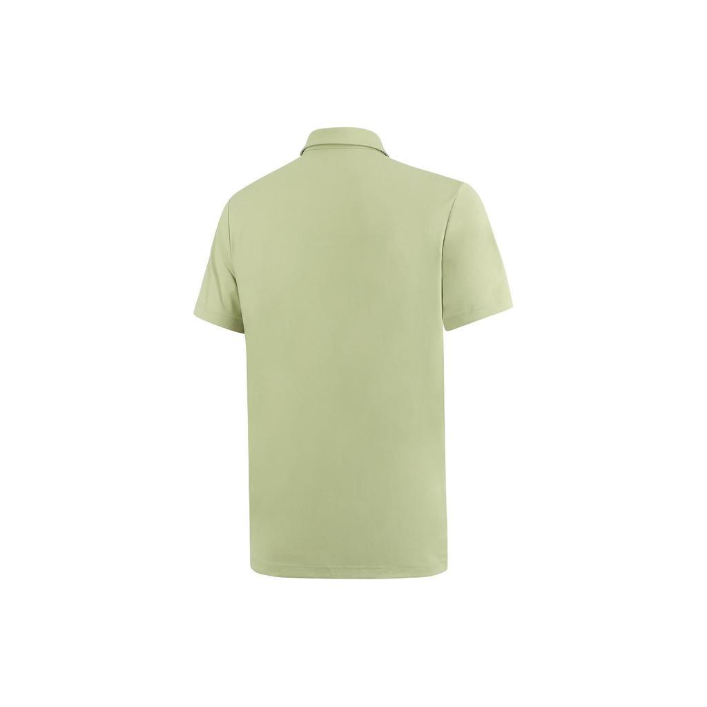 Li-Ning Sports Life Series Solid Color Quick-Drying Polo Shirt Men Tops Green APLT031-3