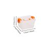 5pcs Nail Art Box Mini Storage Box Transparent Dustproof Beading Storage Case Waterproof Plastic Mini Storage Drawer Ornament