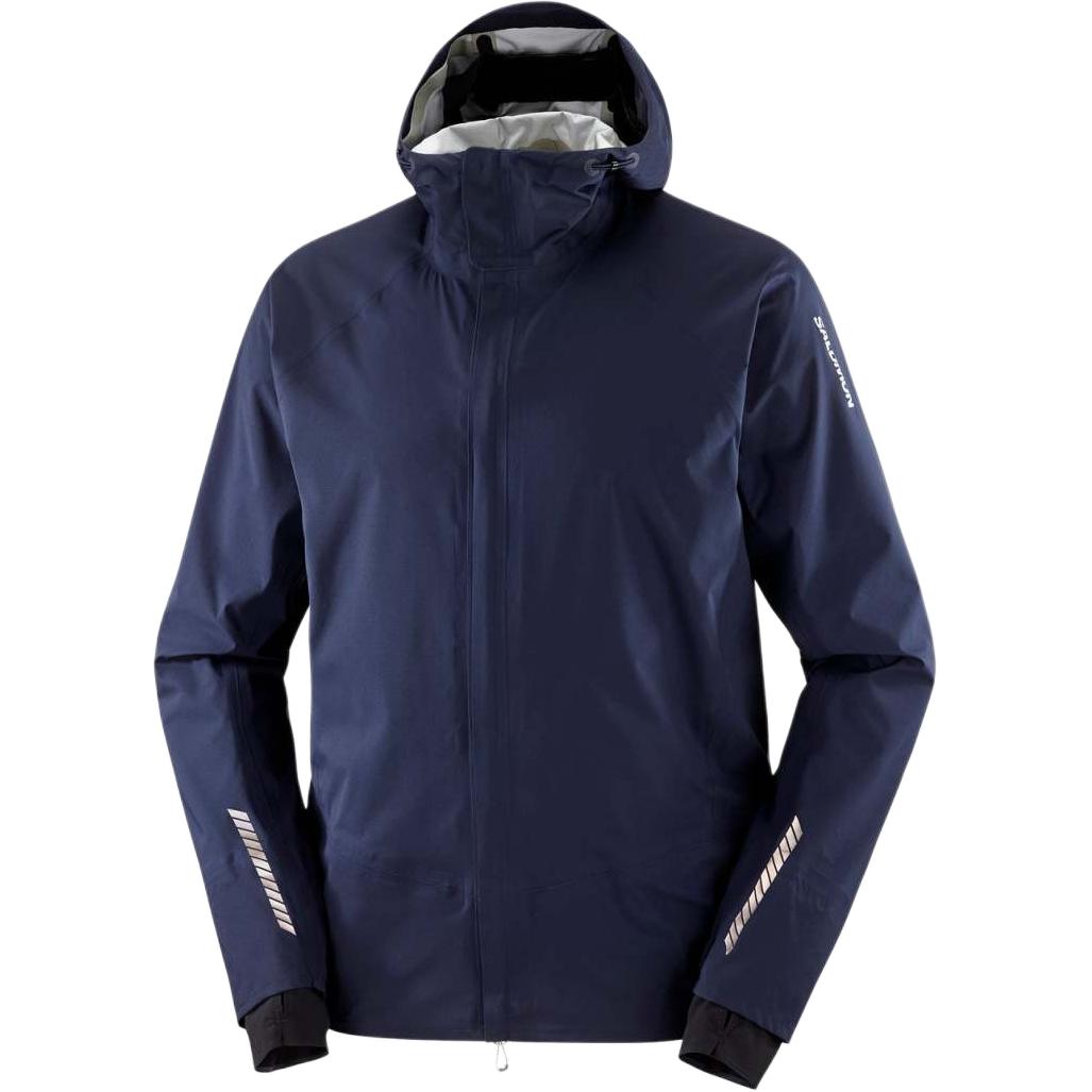 

Salomon S/Lab Ultra Solid Color Breathable Waterproof Quick-Dry Hooded Long Sleeve Jacket Unisex jackets Dark-Blue LC2260600 XL
