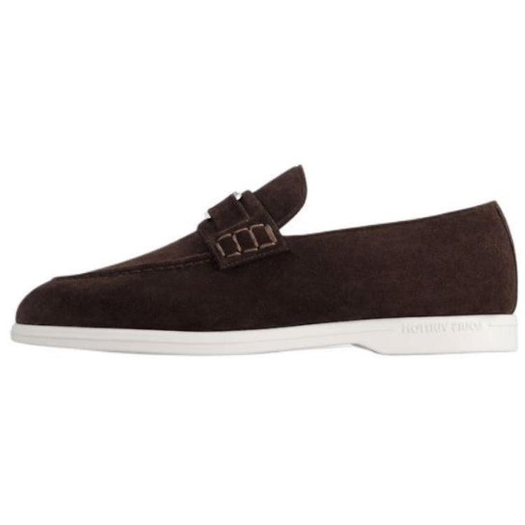 LOUIS VUITTON Estate Cow Leather Loafers