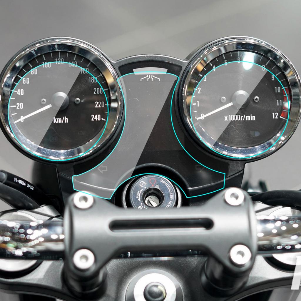 [Set of 2] Meter Protective Film for Kawasaki Z900RS CAFE Z650RS 2018 2019 2021
