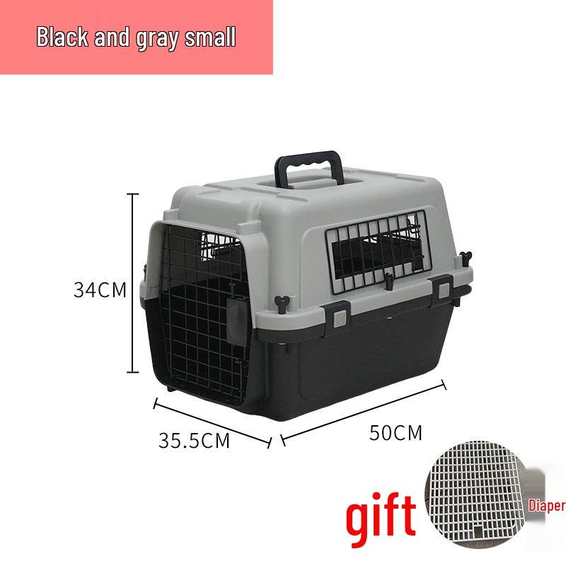 Tragbare Air China Haustiertransportbox: Katzen- & Hundekäfig für Reisen