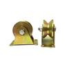 2pcs Smooth Rolling V Sliding Track Wheels Heavy Duty Sliding Door Metal Rollers  Crane