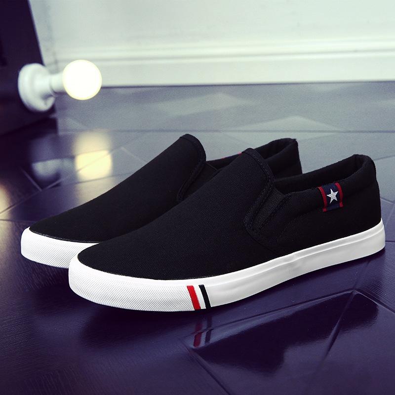 

Spring 2025 new trend one-pedal glove cloth shoes for men and women breathable soft-soled casual canvas shoes for couples 35