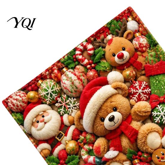 Soft Texture Blanket for Couch Teddy Bear Floral Print Blanket, Super Plush Throw Cute Bunny Personalized Space Decoration Puppy Pattern, Cozy Flannel