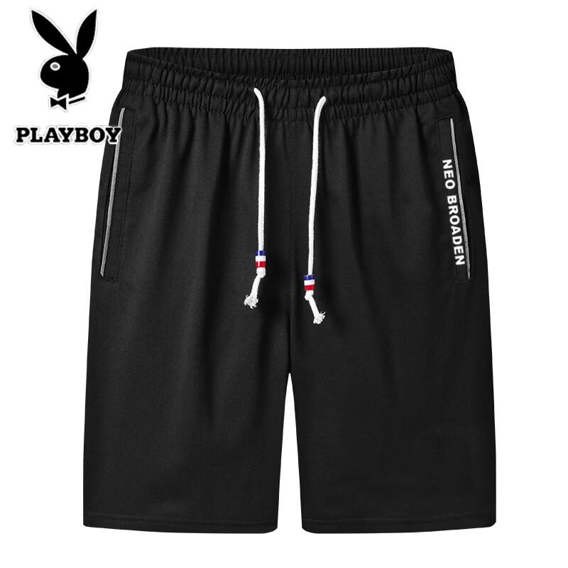 PLAYBOY Men s Summer Loose Quick-Dry Beach Shorts L