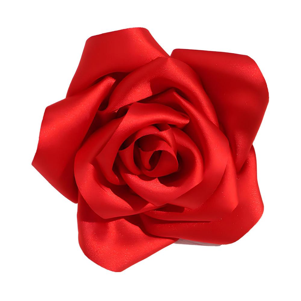 

Французская большая роза брошь женственная ручная работа тканевая брошь премиум дизайн булавка костюм платье аксессуары