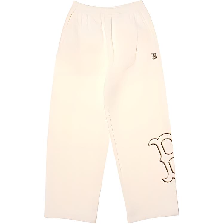 MLB Boston Red Sox Mega Knitted Sweatpants Unisex Butter 3APTB0344-43CRS XS