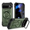 Magnetic Support Wireless Charging Camera Bracket Phone Case for Google Pixel 9 Pro XL Hard Shell Shockproof Protection Cover