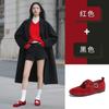 First Layer Sheepskin Insole Mary Jane Shoes Autumn New Cross Fashion Genuine Leather Single Shoes Women's Not Tired Feet Women's Shoes
