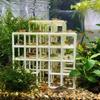Grid Multi-level Fish Tank Hideout 3D Printed Betta Shelter Cave  For Shrimp Habitat