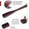 Classic Wooden Shoe Puller With Extended Handle For Easy Shoe Wear