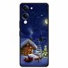 Christmas Case For Vivo Y04 Y04S Y37C Soft Silicone Phone Cover Funda For Vivo Y 04 04S 37C Black TPU Protective Bumper Casing