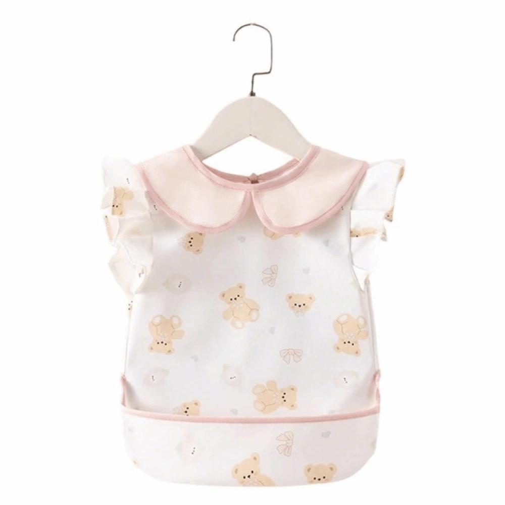 Soft Baby Feeding Bib Waterproof Baby's Meal Bib Easy Clean Toddlers Feeding Apron Infant Dining