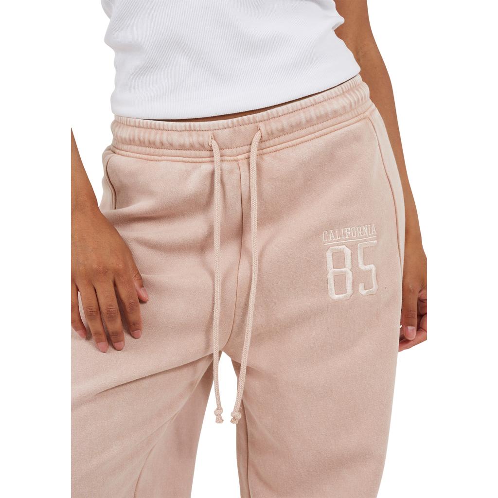 Brave Soul Womens/Ladies Acid Wash Embroidered Wide Leg Joggers