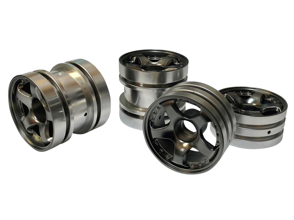 [WORLD PRO] Grasshopper Wheel Set SP1 RC Toy (Matte SilverWP-0206)