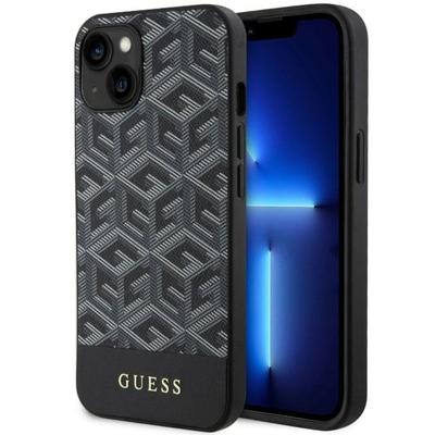 Guess Guhmp14Shgcfsek Iphone 14 / 15 /13 6.1 Czarny/Black Hardcase Gcube Stripes Magsafe