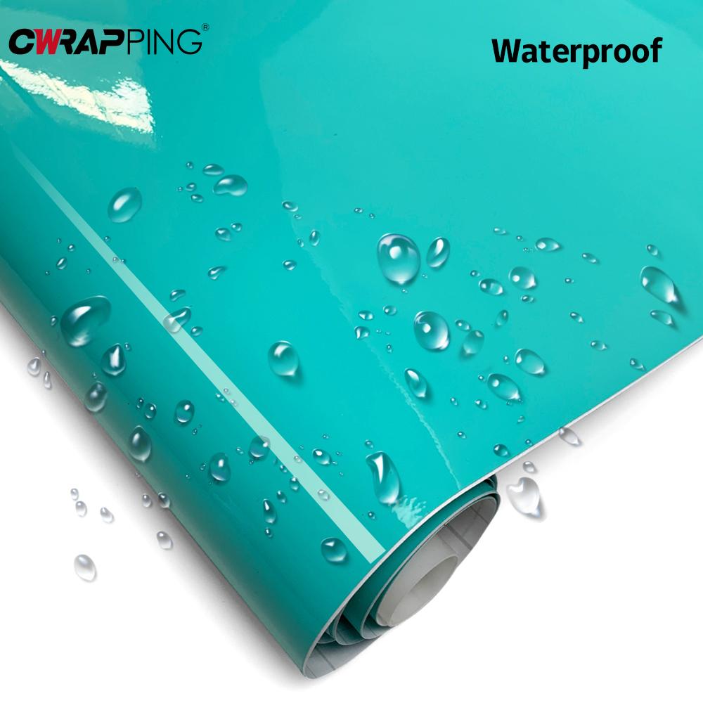 Gloss Blue Vinyl Wrap Film Bright Colorful Sticker Car Motorcycles Body Styling Decals Decoration Stickers for Car Accessiries