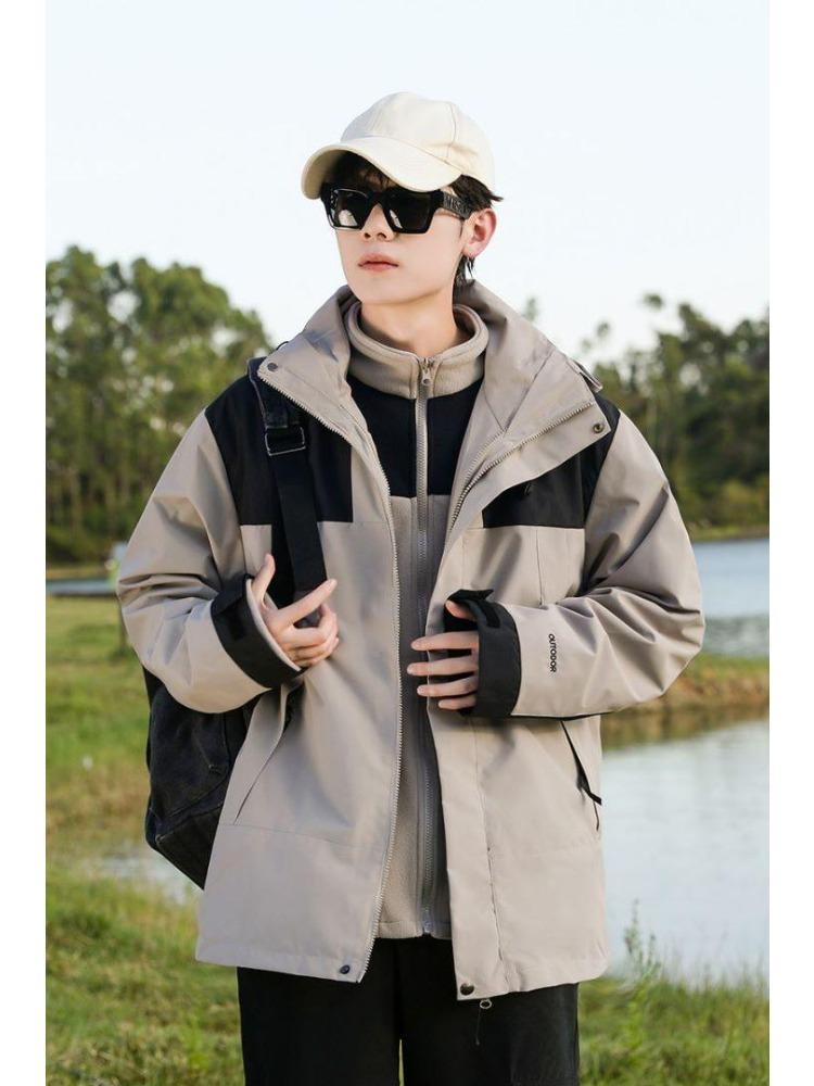 Men Couple Punching Jacket with The Same Windproof Fabric Comfortable Fashion Thin Jacket YG-2368