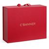C°BANNER Cow Leather Shoulder Bag, Crossbody Bag Regular Women's Blue/White WQ107C41HA