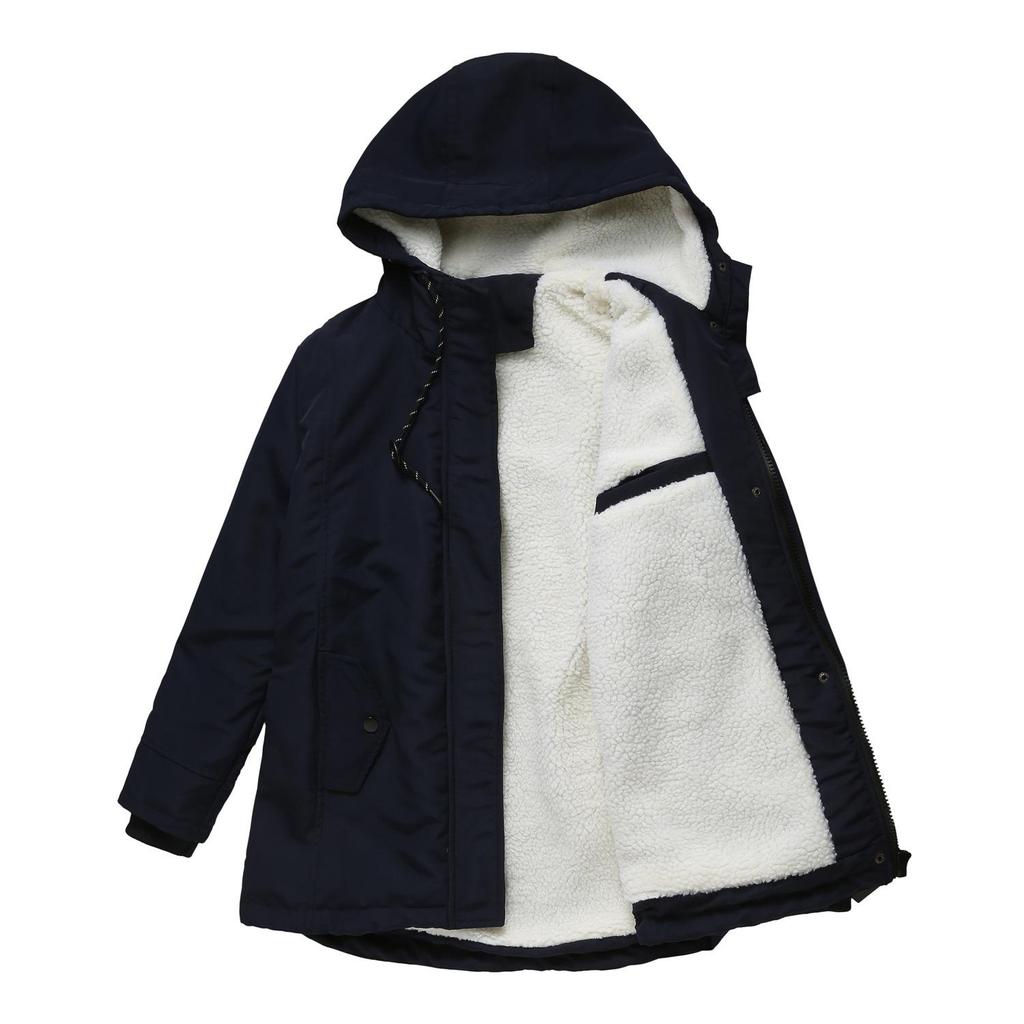 Parka Autumn and Winter Women's Lambskin Cotton Coat Thickened Fleece Cotton Jacket