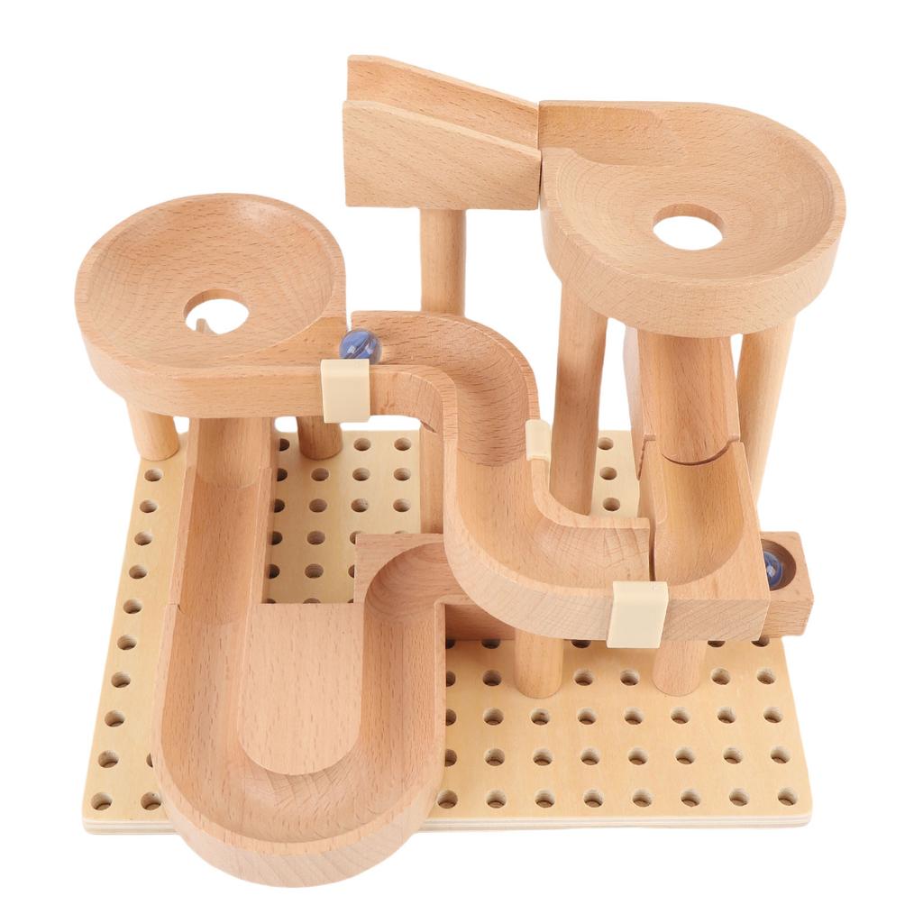 Holz Murmelmodell Bausatz DIY Stabile Struktur Pädagogisches Murmelmodell Montage Spielzeug für