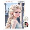 Pearl Painting Queen Elsa DIY Pearl Art Painting Pearl Gem Painting Pictures Crafts Special Shape Home Wall Decoration