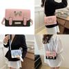 Stylish Korean Fashion Trendy Bowknot Handbag For Women In Elegant Black And Pink Options