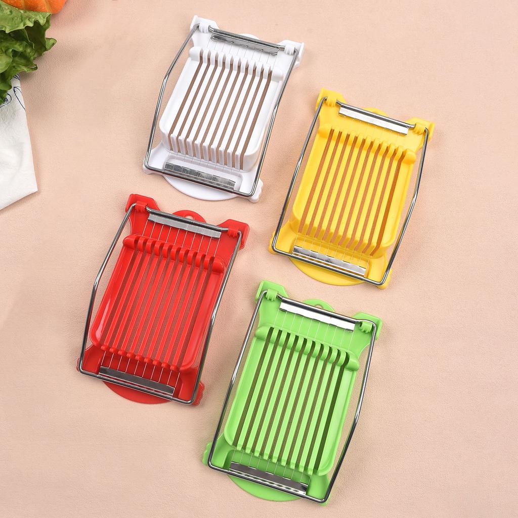Egg Cutter Stainless Steel Multifunctional Luncheon Meat Food Banana Cheese Strawberry Slicer Kitchen Cooking Gadget Accessories
