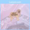 Creative Golden Retriever Metal Brooch Pin For Dog Lovers Unique Collectible Accessory