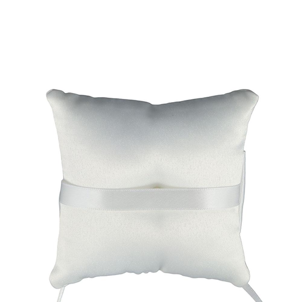 Bow Bridal Decor With Ribbon Pearls Ring Pillow Wedding Supplies Ring Bearer Pocket Ring Pillow