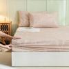 Plant Geometric Shape Pattern Bed Hat Three-Piece Digital Printing Bedding Set Adult Children