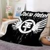 Tokio Hotel Band Retro Printed Blanket Warm Blanket Flannel Soft and Comfortable Blanket Home Travel Bedding Birthday Gift