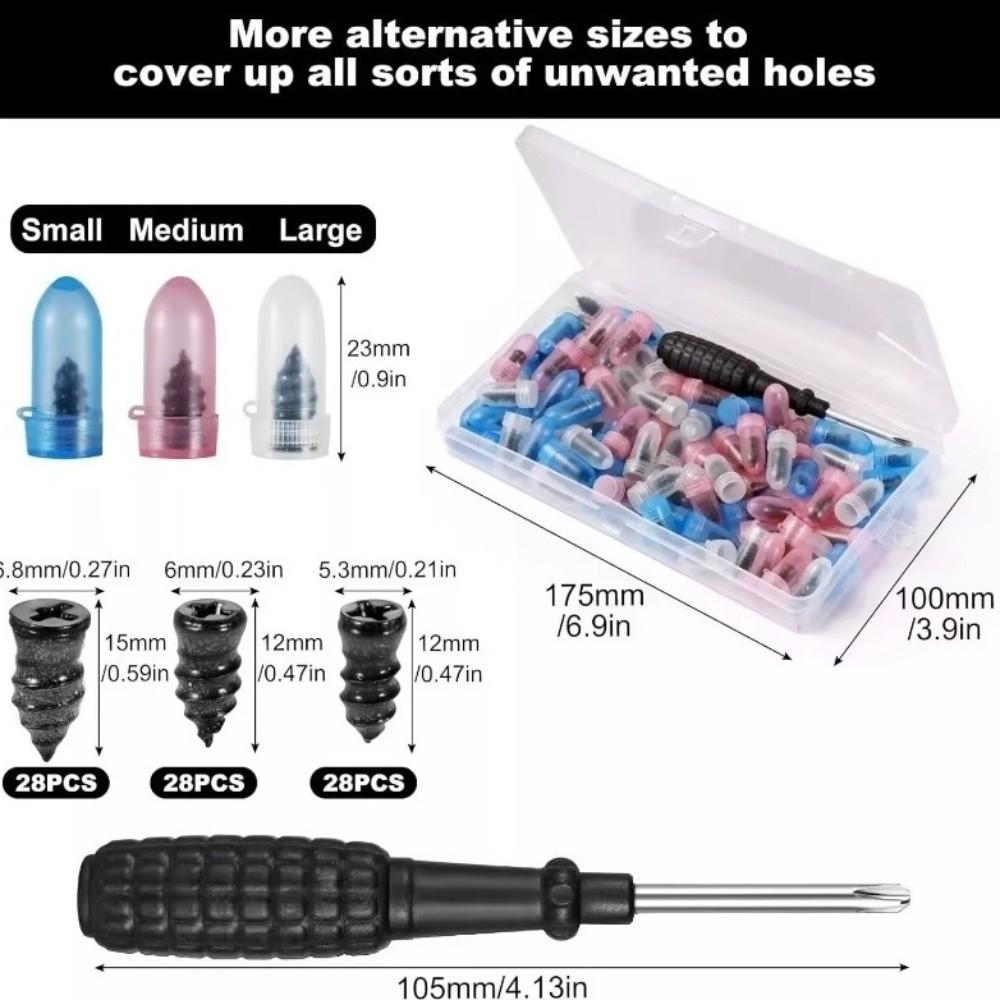 20/40PCS Rubber Car Vacuum Tyre Repair Nail Kit Mushroom Nails Screw in Tire Repair Plugs Car Tire Accessorie Tire Repair Nails